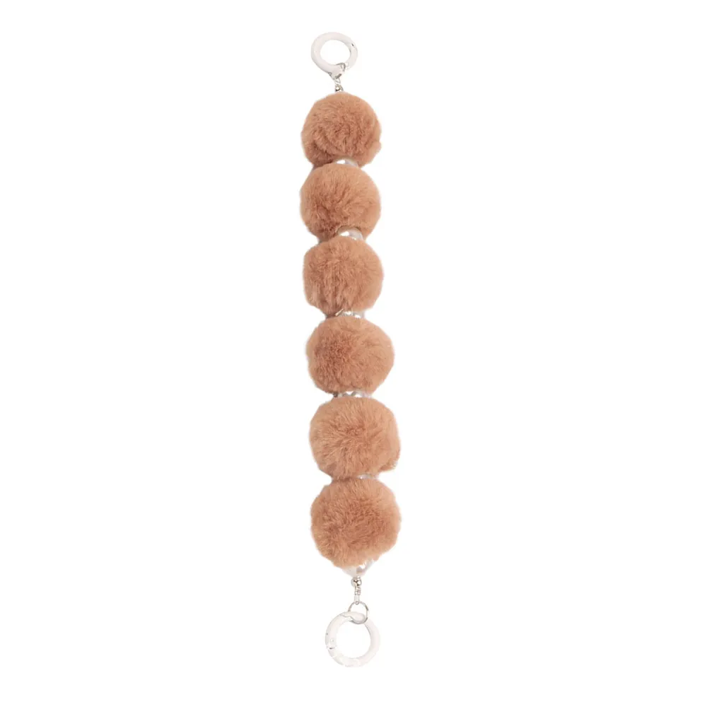 Nouvelle chaîne de suspension colorée pour téléphone portable, bracelet décoratif en perles, poignée en peluche pour sac à main, accessoires pour sac féminin_voghion.com