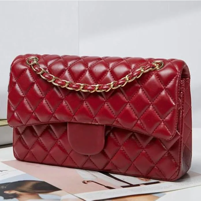 Designer-Handtasche, Schulterkette, Clutch, Klappe, Tragetaschen, Geldbörse, Check-Veloursfaden, Geldbörse, Doppelbuchstaben, solide Haspe_voghion.com