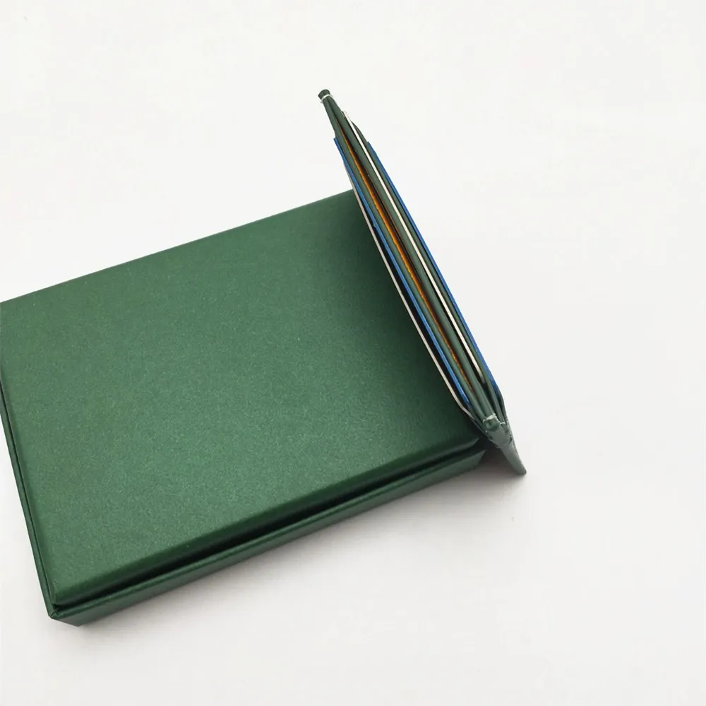 Portafoglio di alta qualità per uomo e donna, porta carte di credito, classico, mini, sottile, in tela rivestita, con scatola_voghion.com