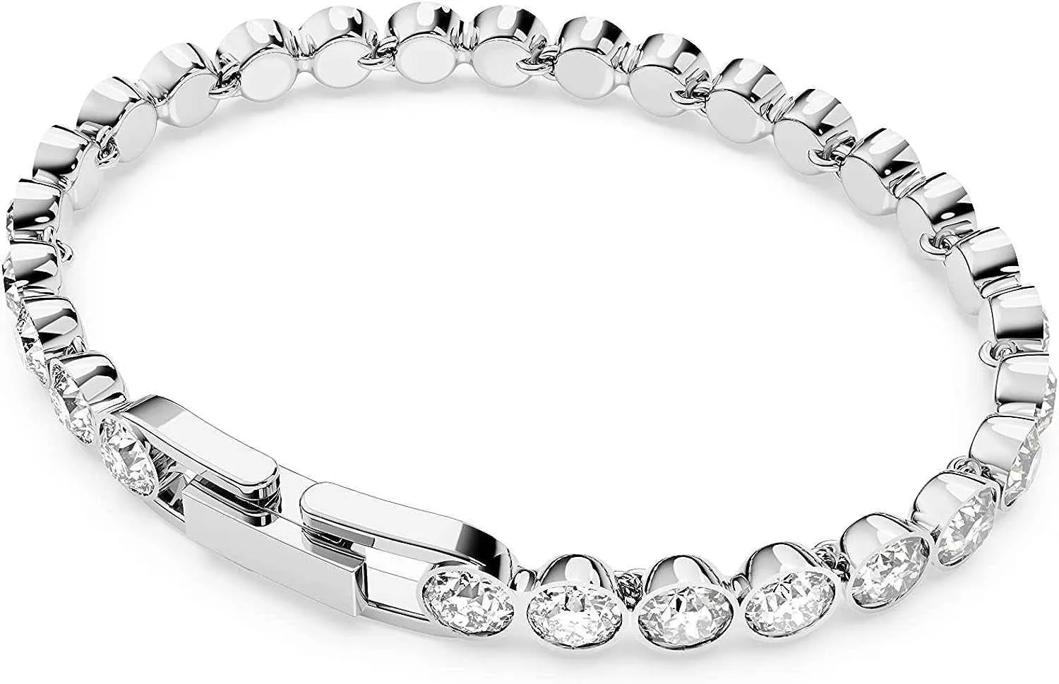 bracelets Moissanite Chain Tennis And Earrings Jewelry Series Rhodium Plated Clear Crystal Bracelet Free Shipping_voghion.com
