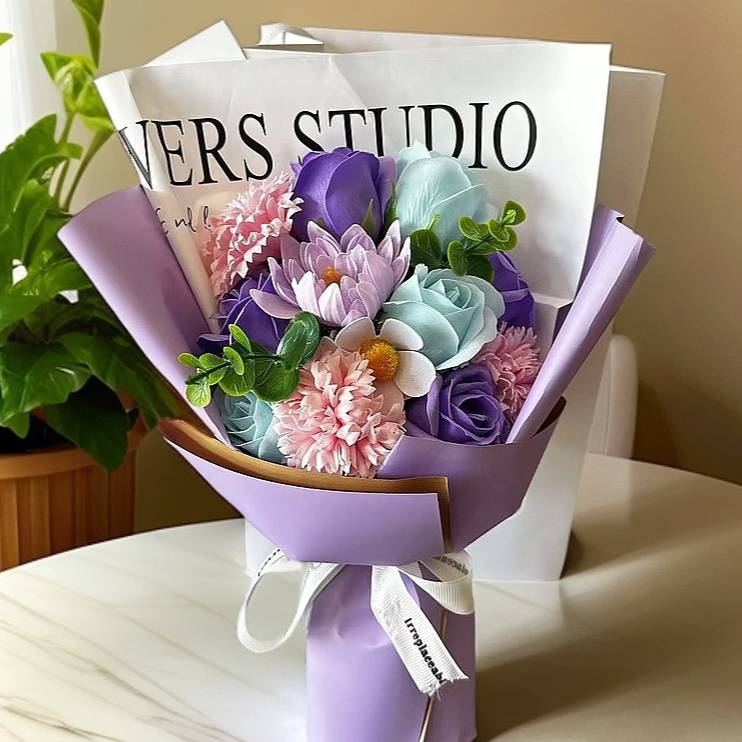 Festival Gifts Christmas Valentine's Day Bouquet Large Soap Pink Rose Sunflower Mother To Send Girlfriend Creative Confession Birthday Gift_voghion.com