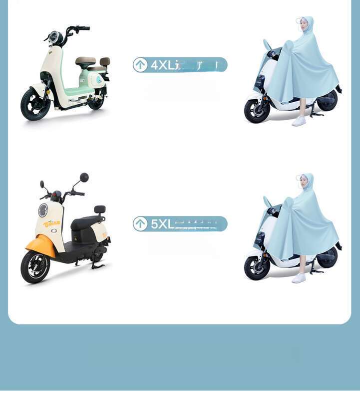 Capa de chuva elétrica para carro, masculina e feminina, adulto, solteiro, nova, motocicleta, bicicleta, longa, corpo inteiro, prevenção de tempestades_voghion.com