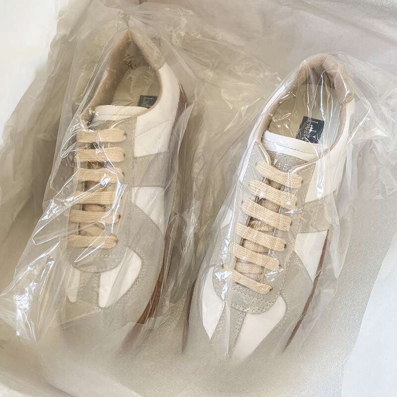 2025 Vollleder Schnürschuhe Flache Freizeitschuhe, vielseitige Sport Board Schuhe Fit_voghion.com