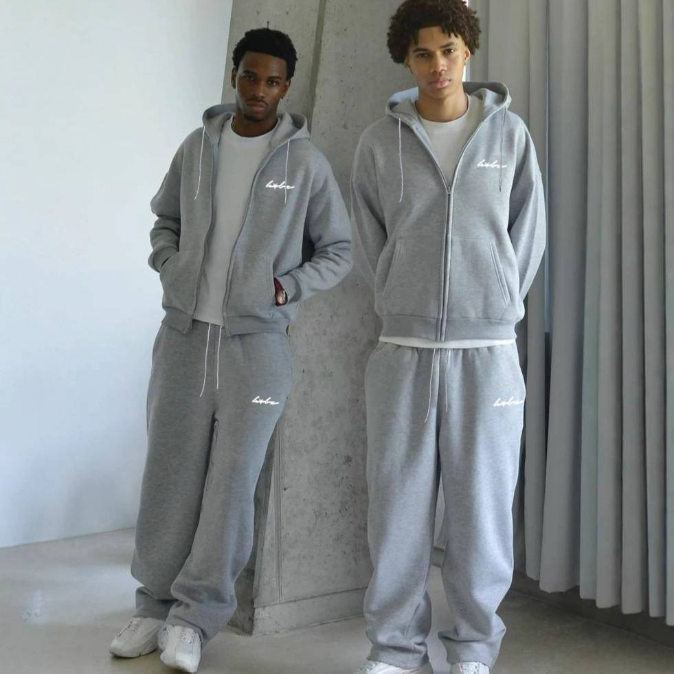 New American Retro Washed Long Sleeved Hooded Shirt Loose Casual Trousers Fashionable Japanese Sweater Suit