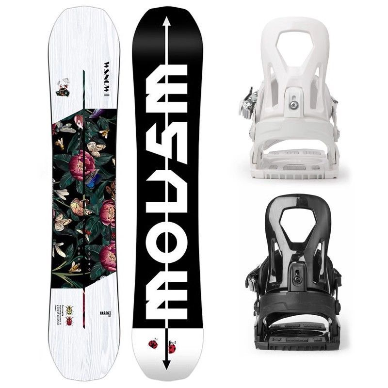 Echipament de schi, snowboard, legături de schi, set pentru bărbați și femei, adulți, carve, patinaj, snowboarduri plate_voghion.com