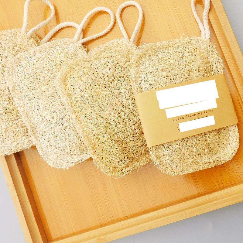 Thickened Fabric Loofah Pulp Pan Brush For Washing Dishes, Non Greasy Cleaning Towels, Biodegradable Scouring Pads_voghion.com