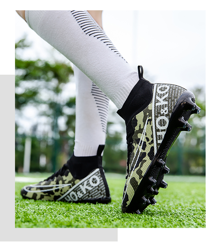 Scarpe da calcio per esterni da uomo nuove Scarpe da allenamento Scarpe da ginnastica ultraleggere con tacchetti da calcio Drop Shipping Light_voghion.com