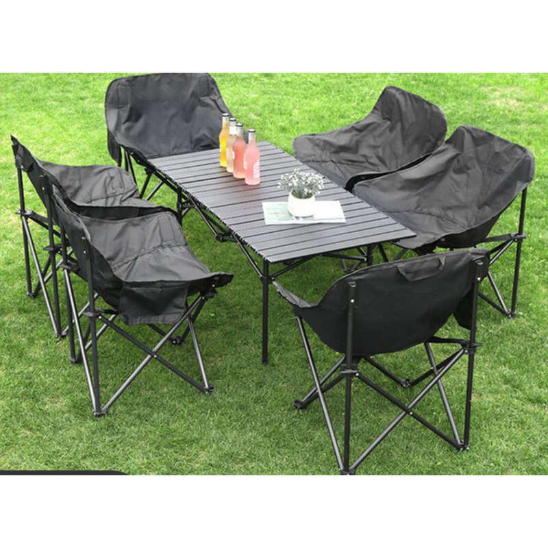 Udendørs sammenklappelig transportabel kyllingerullebord Picnicbord og stolebod Picniccampingudstyr fuld af_voghion.com