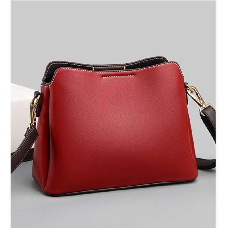 High-quality Bucket Simple 2025 Korean Version Of The New Wave Of Middle-aged Shoulder Bag,_voghion.com
