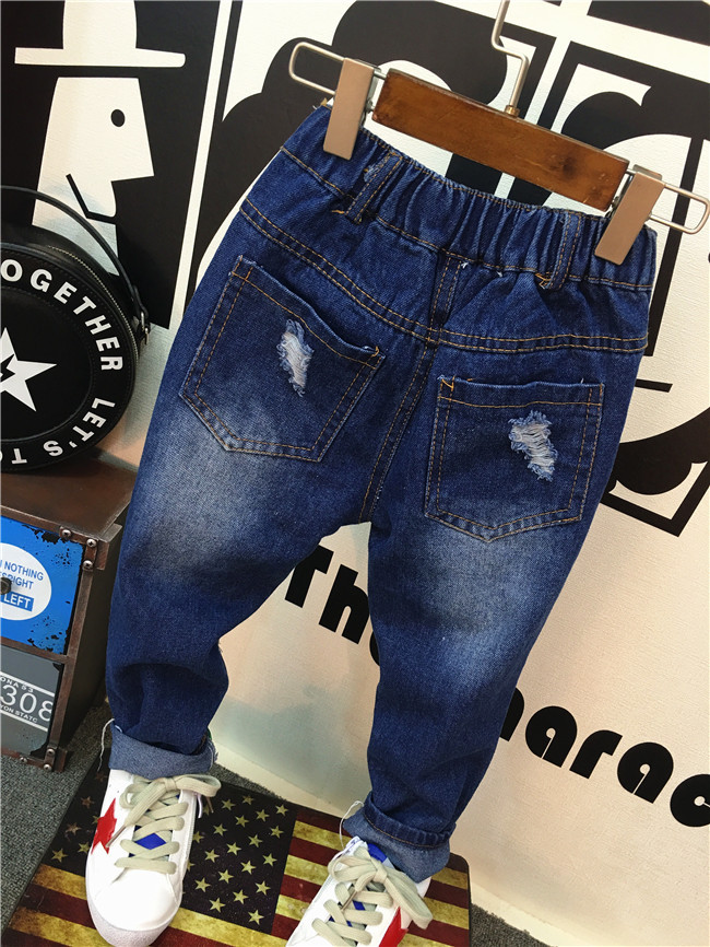 Mother&Kids Boys' jeans ripped kids' pants_voghion.com