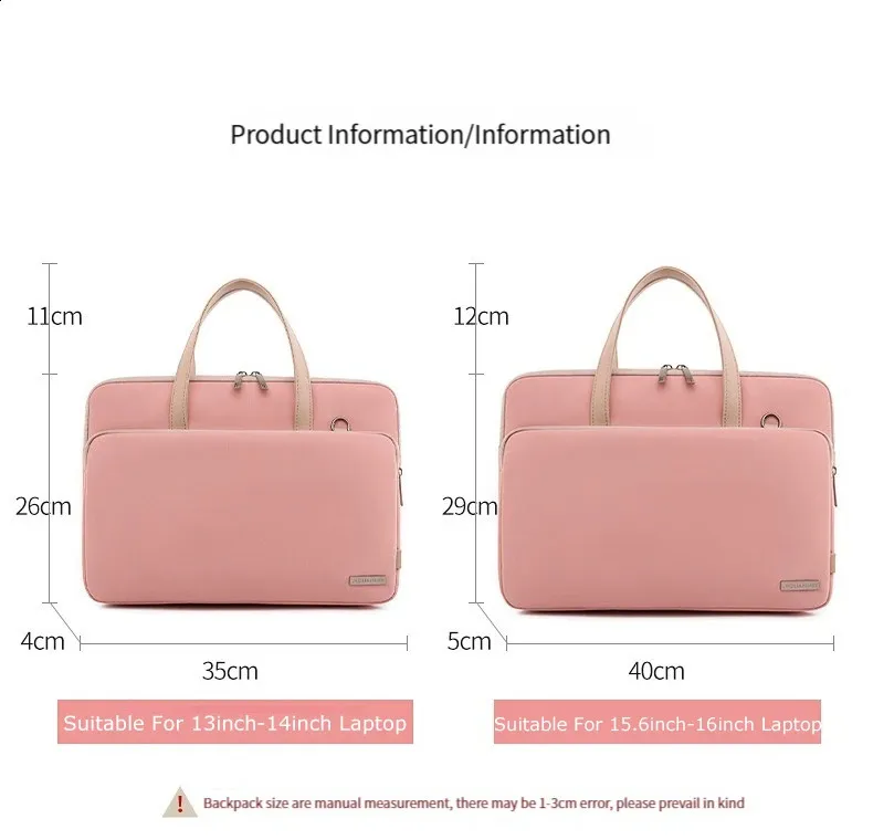 Laptop Sleeve Bag For book Air 13 14 15.6 inch Protective Carrying Case Shoulder Handbag 240907_voghion.com