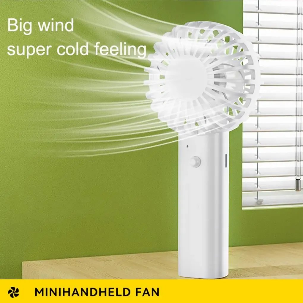 EcoCool Mini Handheld Fan - 3 Speed USB Indoor/Outdoor Base_voghion.com
