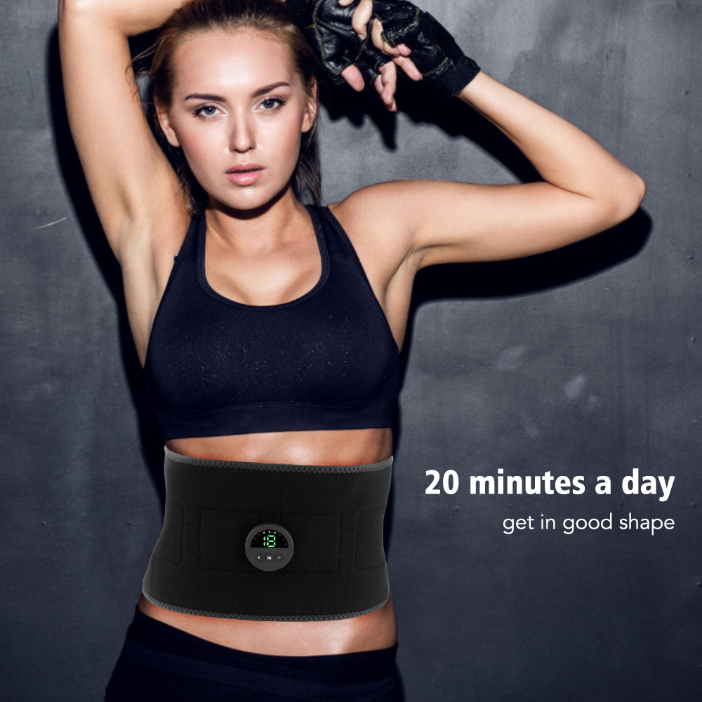 6 Modes EMS Wireless Trainer ABS Muscle Stimulator Myostimulator Body Fiess Electric Weight Loss Slimming Massager Belt_voghion.com