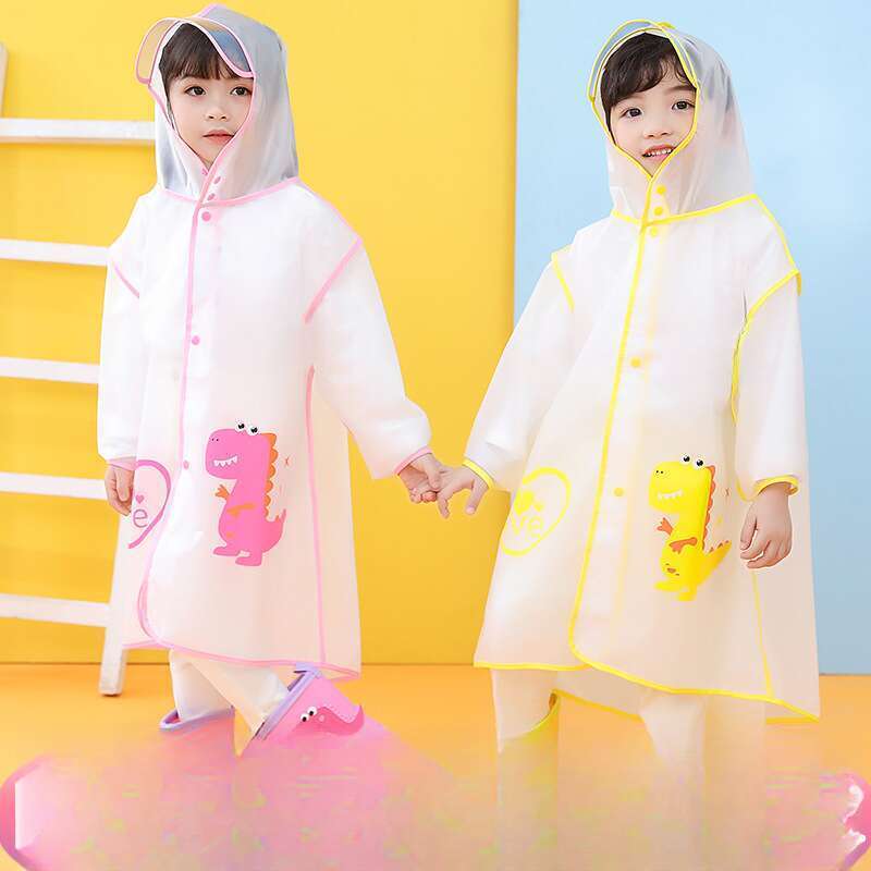 Children's Hidden Book Bag Space, Odorless Raincoat_voghion.com
