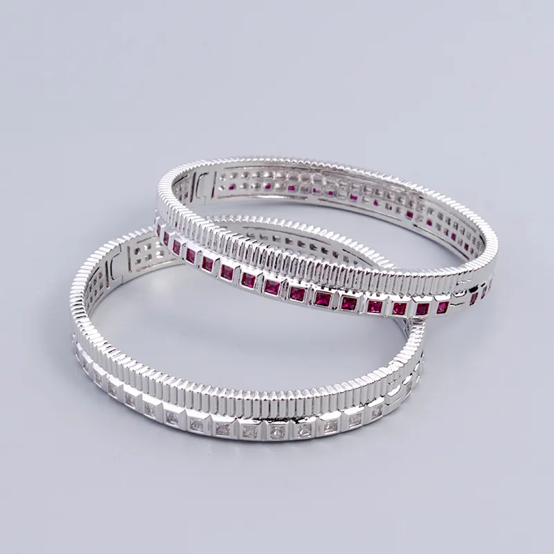 torque Square Dia Bracelet Sier Designer Bangle Gear Jewelry Femme Set Love Women Men Couple Bracelets Jewlery_voghion.com