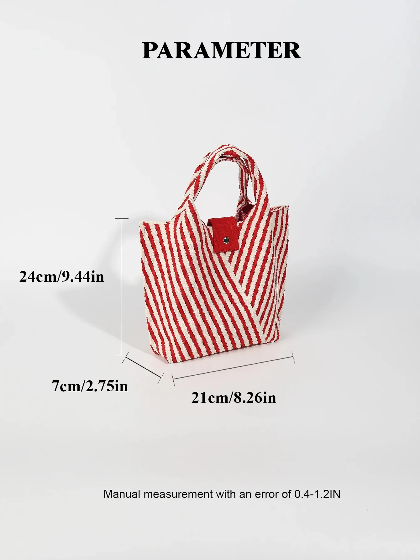 Handgemaakte gebreide tote bag mini schoudertas voor dames_voghion.com
