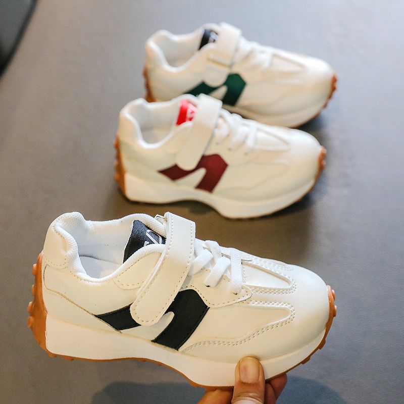 Scarpe per bambini Scarpe da ginnastica per bambini per ragazze e ragazzi Scarpe da tennis per bambini in pelle PU traspirante Rosa/Nero/Grigio,Taglia_voghion.com