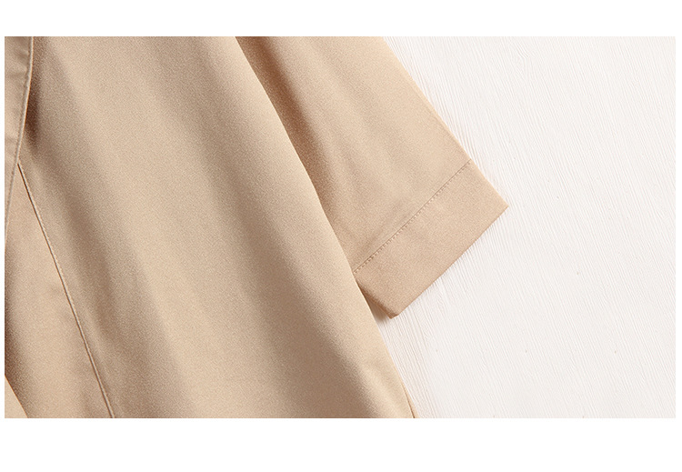 2023 frühling und Herbst Plus Größe frauen Polo Kragen Strickjacke Dünne Temperament Lange Hülse frauen Windjacke Mantel_voghion.com