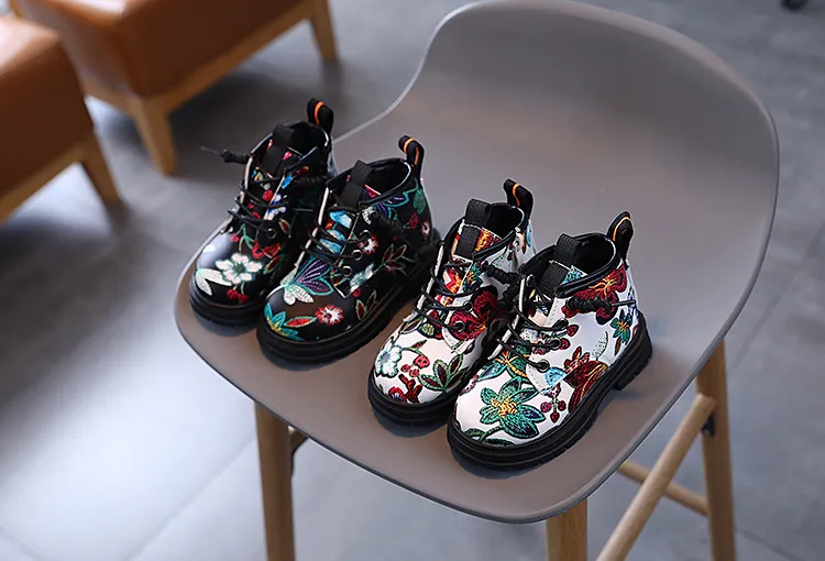 Toddler Kids Girls Boys Wer Print Boots Baby Soft Bottom Boot Children Littlesprouts Autumn Winter Fashion Shoes 1-6_voghion.com