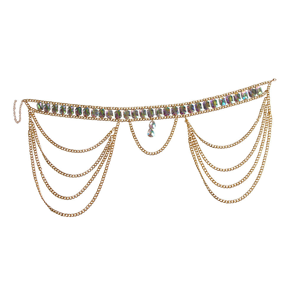 Cadena de cintura sexy, minimalista, decoración de cintura multicapa acrílica a la moda, cadena para el cuerpo, nuevo modelo primavera 2023_voghion.com