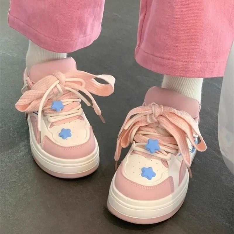 Semelle épaisse Tête ronde Canva Bicuit Meh Respirant À la mode Caual Confortable Antidérapant Porter Réitant Conseil_voghion.com