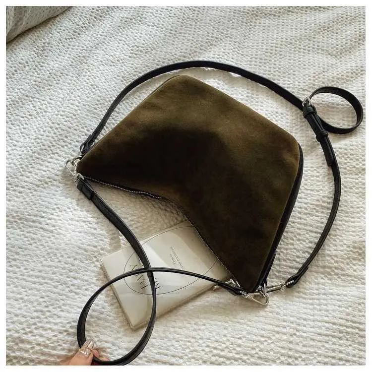 Crossbody Bag Patchwork Pu Leather Satchel Large Shoulder Bag_voghion.com
