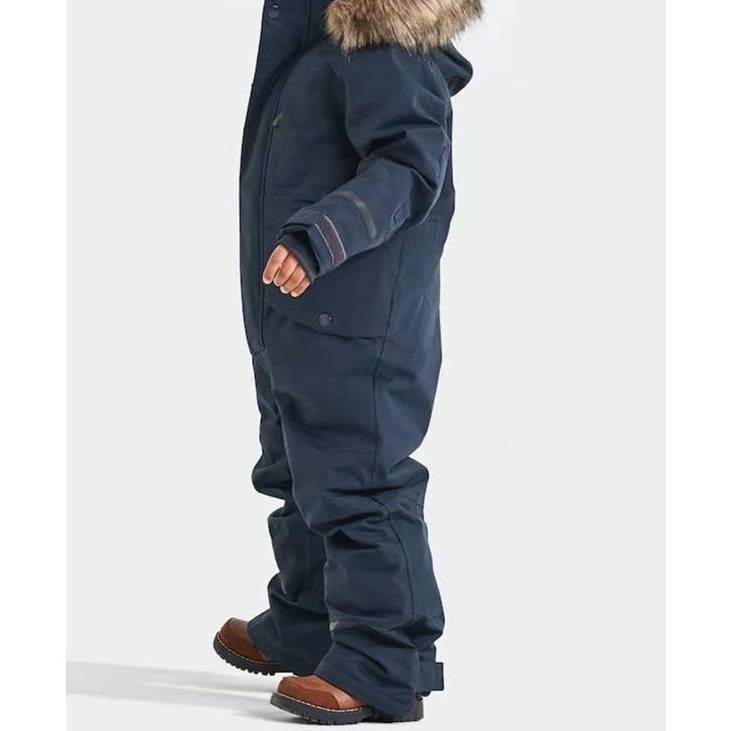 Tuta da sci invernale per bambini, monopezzo, per ragazzi e ragazze, antivento, calda, riflettente, impermeabile, per sci e snowboard all'aperto._voghion.com