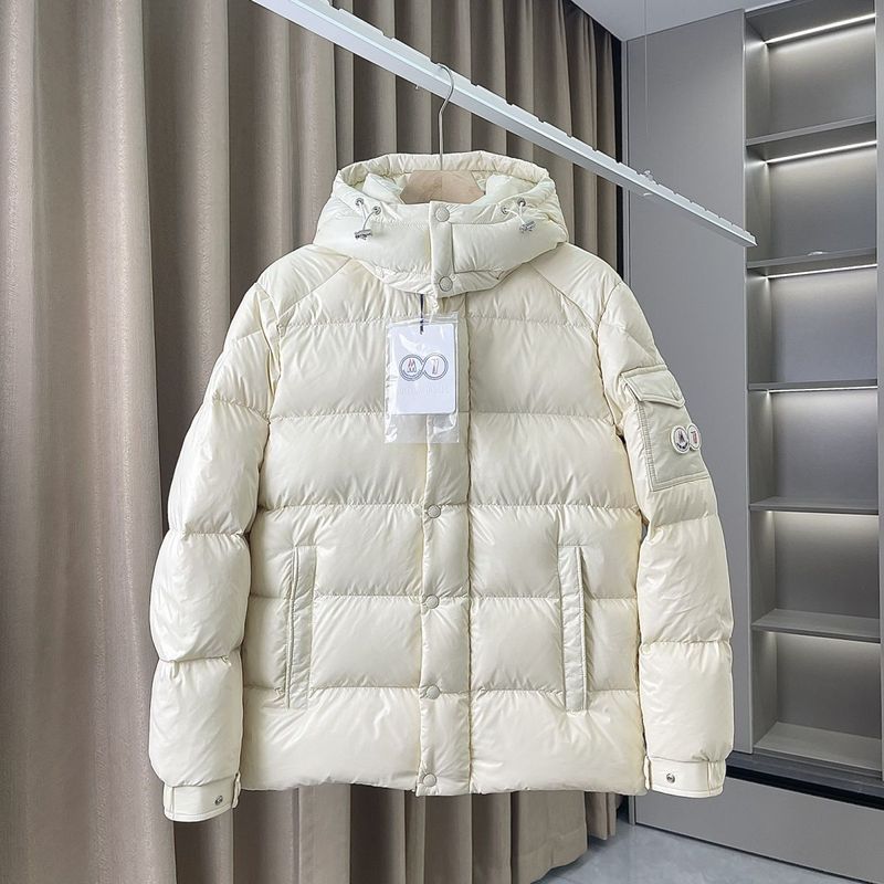Off season new item, same style short winter men's and women's Maya couple's white duck down jacket, light_voghion.com