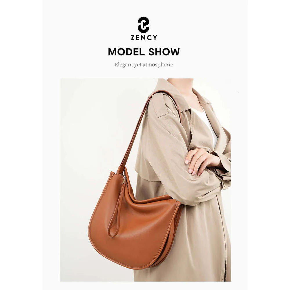 Zency Femmes Classique Noir Messager En Cuir Souple Mode Fille Sac À Main Designer Épaule Grand Sac Hobo Pour Les Navetteurs_voghion.com