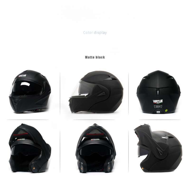 Speciálně navržená pánská odhalená helma VIRTUE pro elektrické motocykly s Bluetooth, běžecká helma může být vyrobena z nové_voghion.com