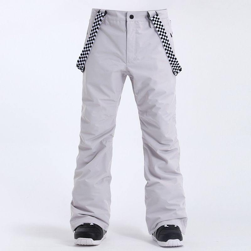 Ski Men's overalls windproof waterproof thick warm adult single and double board sports outdoor ski pants_voghion.com