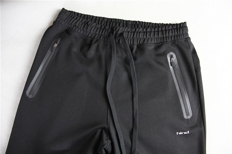 Selbstklebender Reißverschluss Herren Slim-Fit Hose Tapered Pants Sportliche elastische Taille Stretch Freizeithose_voghion.com