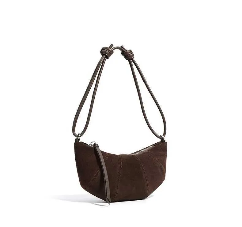 Borsa a spalla croissant da donna - elegante borsa crossbody_voghion.com