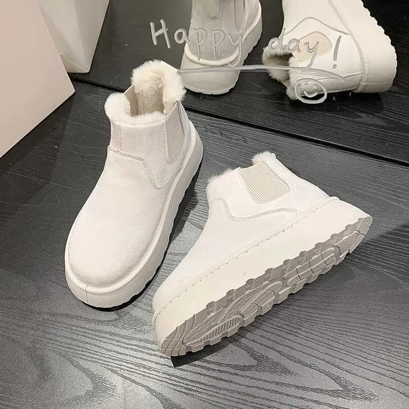 Neue Winter-Schneestiefel aus verdicktem Plüsch, warm, einfach und vielseitig, bequeme Baumwollschuhe M241005_voghion.com