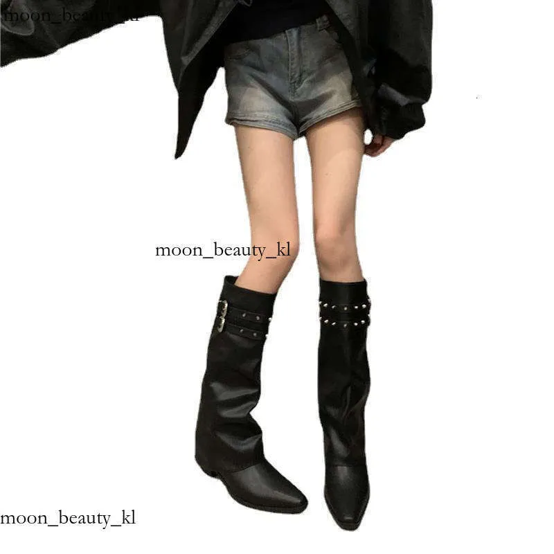 2024 Autumn And Winter Designer Boot New Leather Pointed Retro Western Cowboy Knight Long Pants Explosive Street High_voghion.com