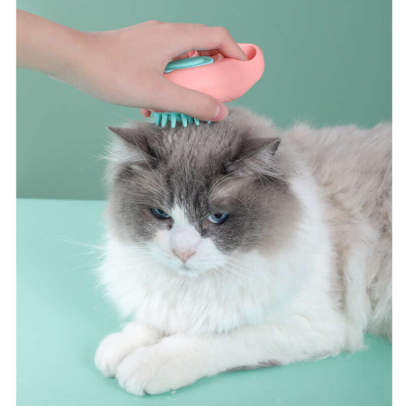 Pet Shower Paw Massage Silicone Soft Multifunctional Head Brush, Cleaning Comb, Cat Products_voghion.com