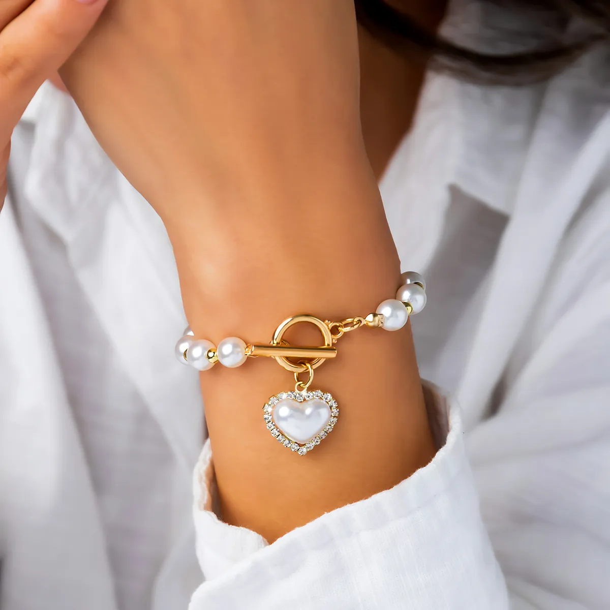 Ledarmbånd Kvinder Unik Perle Armbåndssæt Håndledskæde Stilfuldt Tilbehør Mode Anime Tilpassede Smykker_voghion.com