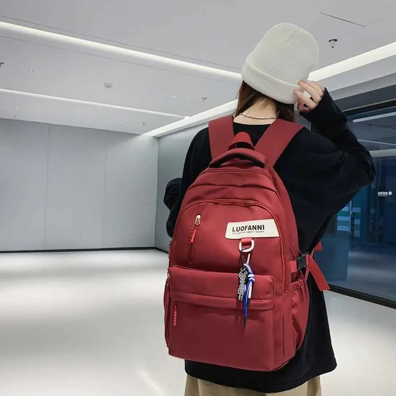 Sac à dos étanche de grande capacité pour hommes et femmes, sac d'école Cool pour fille et garçon, ordinateur portable pour étudiant, mode voyage féminin_voghion.com