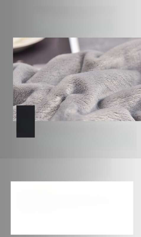Solid Color Milk Thickened Fleece Blanket Cover Office Nap Air Conditioning Blanket_voghion.com