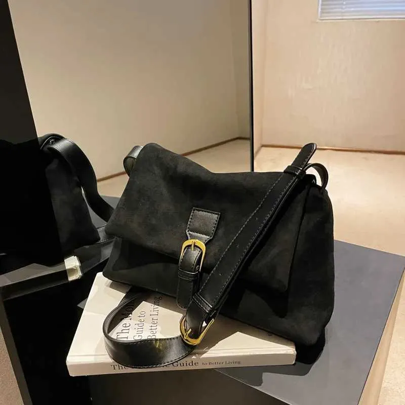 Damen Wildleder Umhängetasche Und Messenger Bag Schultertasche_voghion.com
