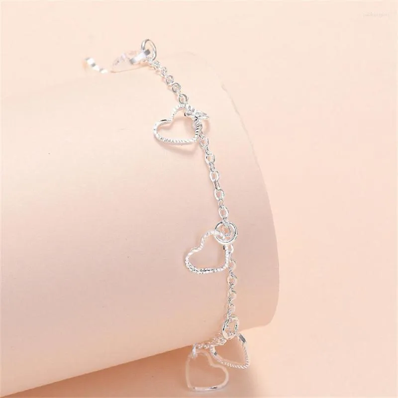 Bracelets à maillons au Design minimaliste, cloche, cœur, étoile, fleur, souris, bijoux, cadeau polyvalent_voghion.com