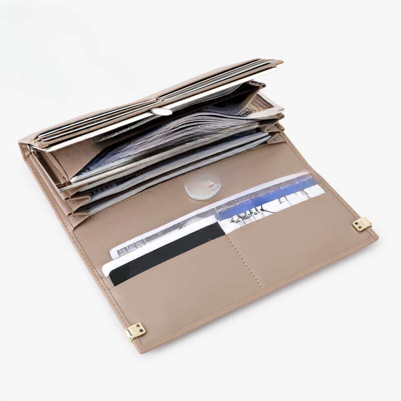 New High-grade Leather Ladies Wallet With Extra Long Storage Space_voghion.com