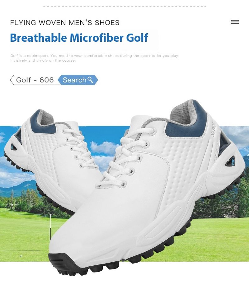 Letnie wygodne nowe trampki męskie młodzieżowe Strolg golfowe casualowe buty sportowe na świeżym powietrzu trendy_voghion.com
