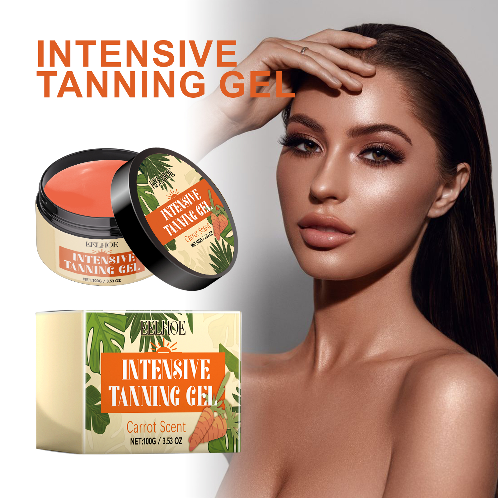 Eelhoe Black Repair Gel, Natural Wheat Skin Care In Summer To Help The Body Black Mild Without Greasy_voghion.com