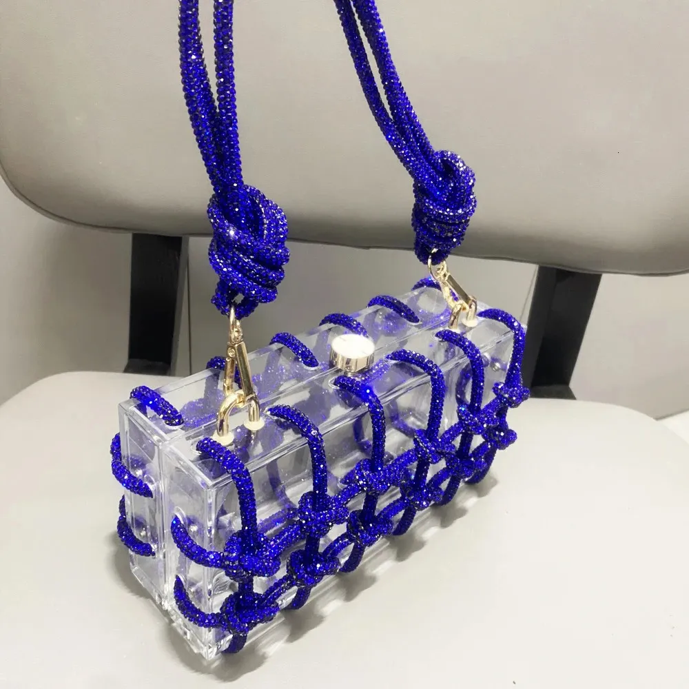 Strass-Abendtaschen aus Silberkristall, handgefertigt für Damen, Geldbörsen und Handtaschen, Designer-Banketttasche_voghion.com