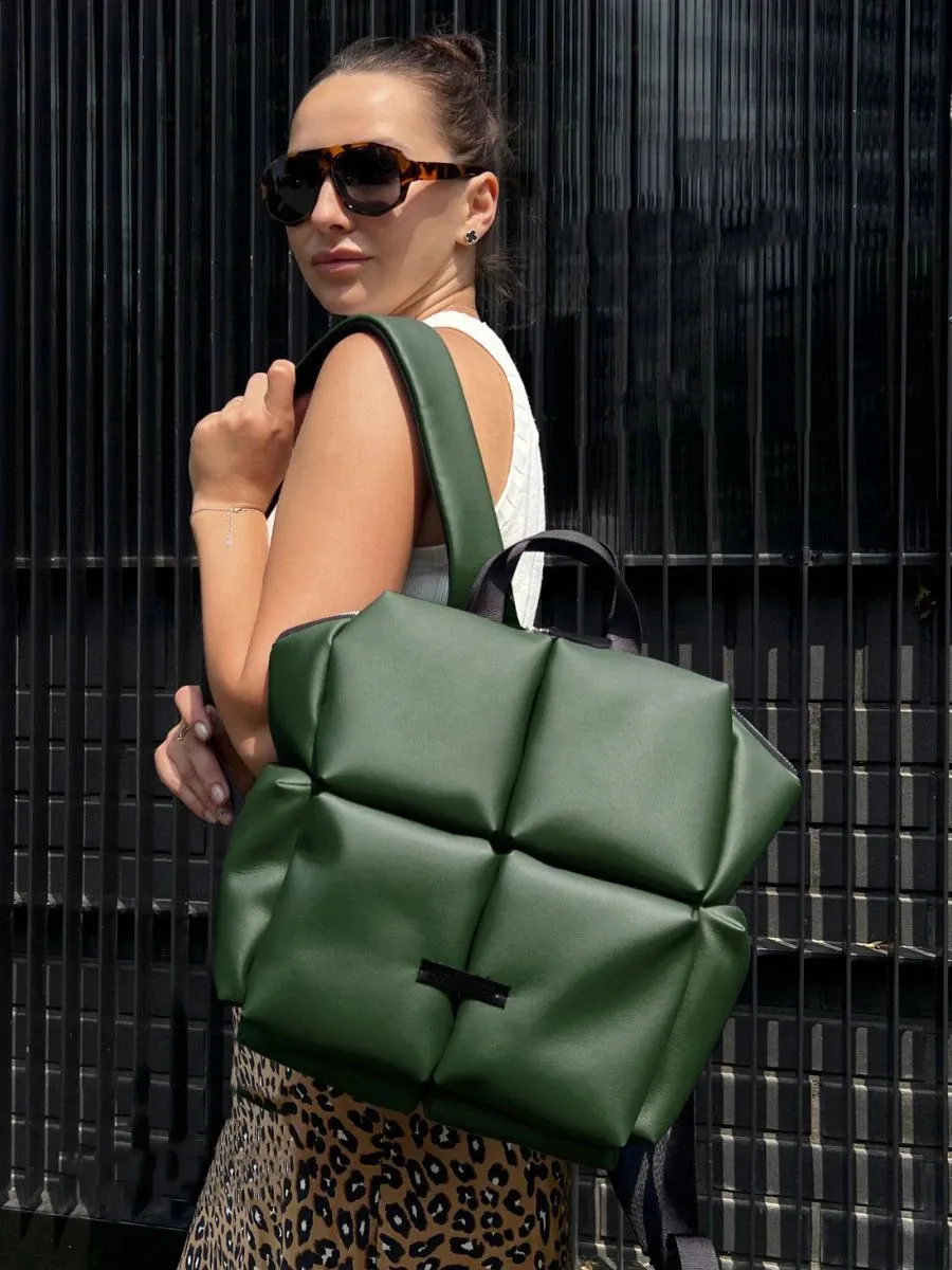 Moud Dammerucksak Wanter gesteppte Schëllertaschen fir Fraen Space Daunen gepolstert Handtaschen Grouss Reestasch Unisex Chic_voghion.com