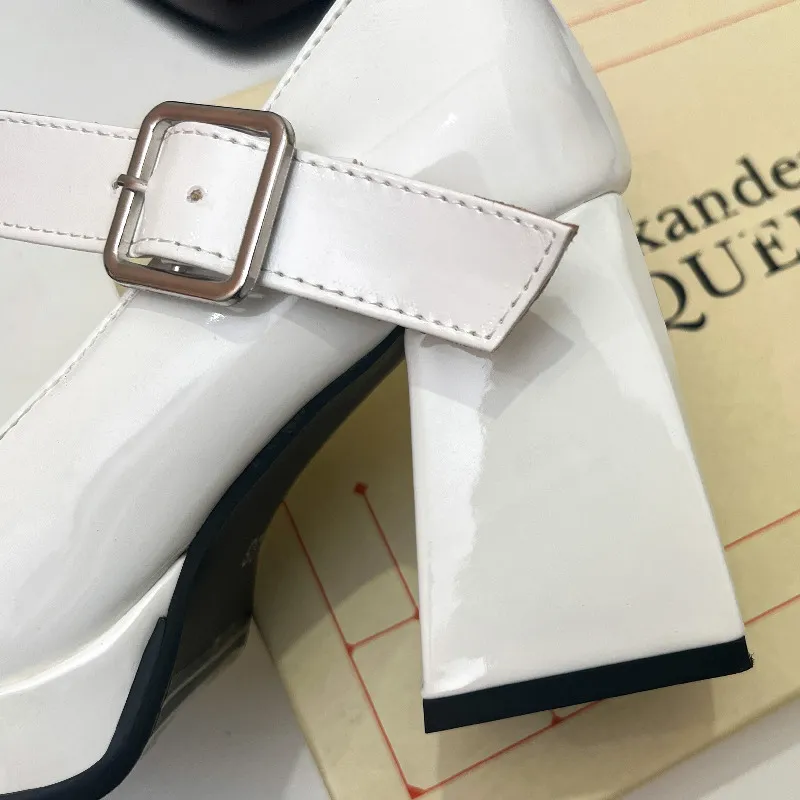 Escarpins à talons hauts pour femmes Mary Janes Plateforme Rose Noir Rouge Chaussures à talons pour le travail, la fête, la danse, le mariage, printemps 2024_voghion.com