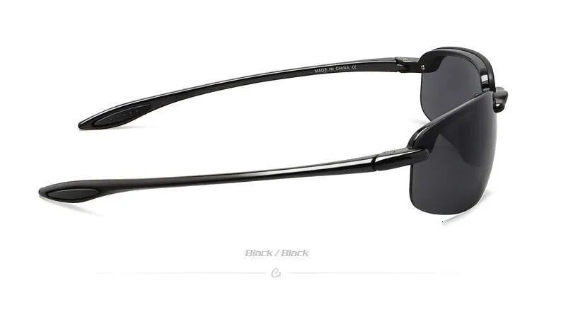 Lunettes de soleil de sport classiques Matrix pour femmes, pour la conduite et la course à pied, monture ultralégère sans monture, pour hommes, UV400_voghion.com