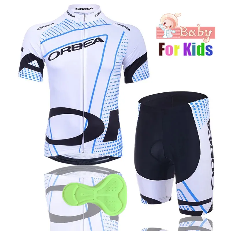 Orbea Team Summer Children Cycling Jersey Set Boys Bike Clothing Shorts Sets Kids Bicycle Ropa Ciclismo/breathable And_voghion.com