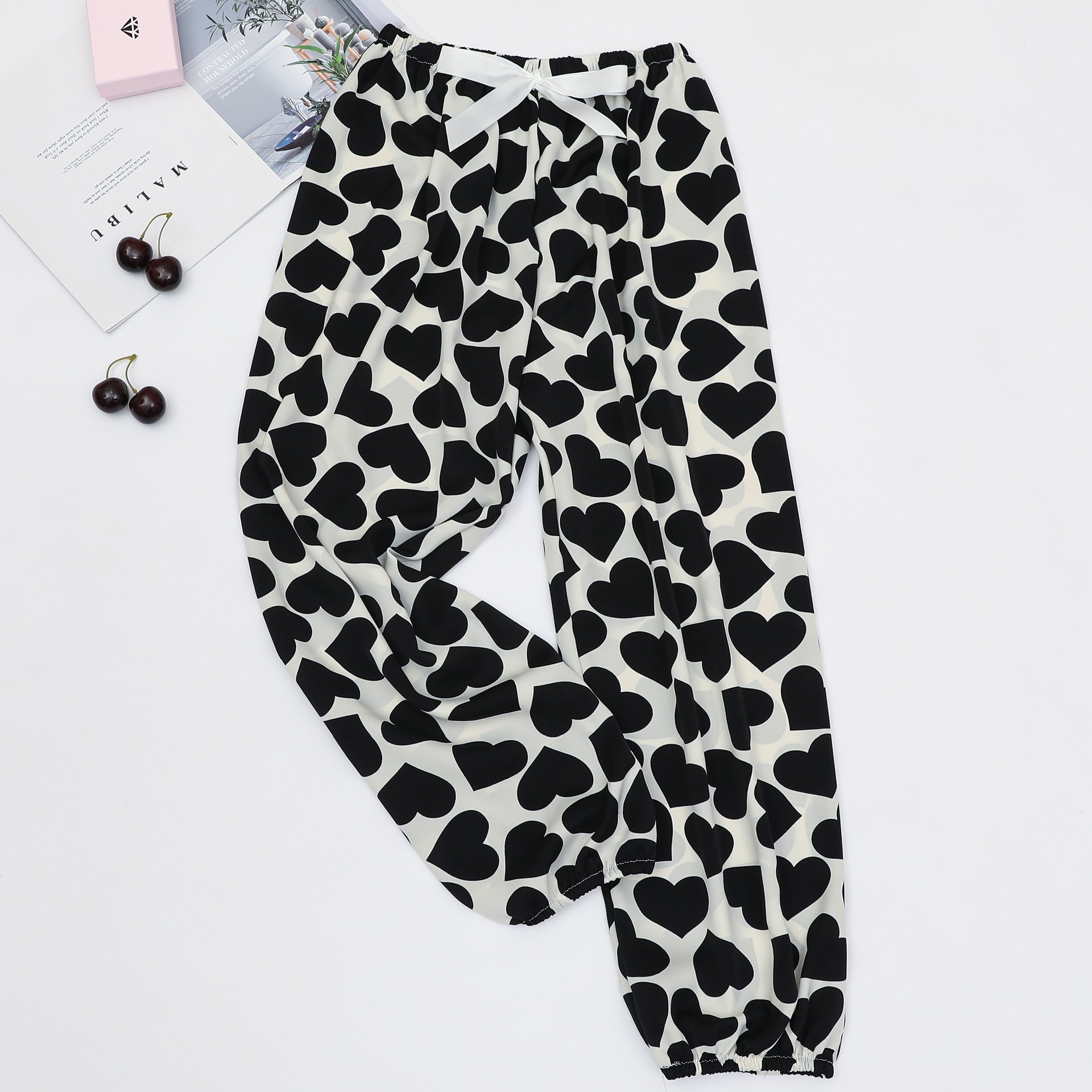 Women's Sleepwears  Thin breathable bloomers plus size loose casual ankle pants_voghion.com